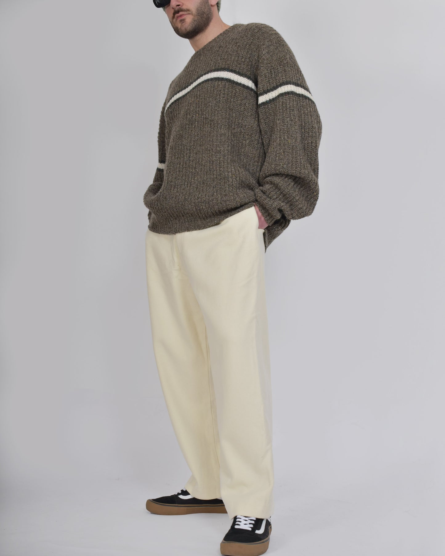 Vivienne Westwood Harris Tweed Trousers Cream 42