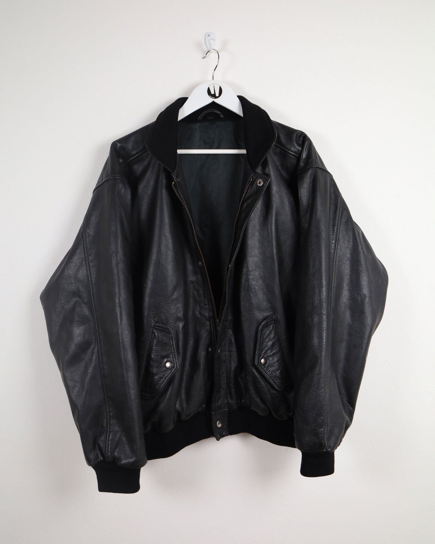 Vintage Bomber Leather Jacket