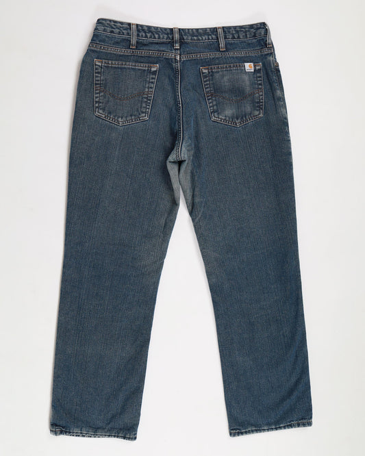 Jeans Carhartt con fodera e vestibilità comoda a vita bassa in blu W31