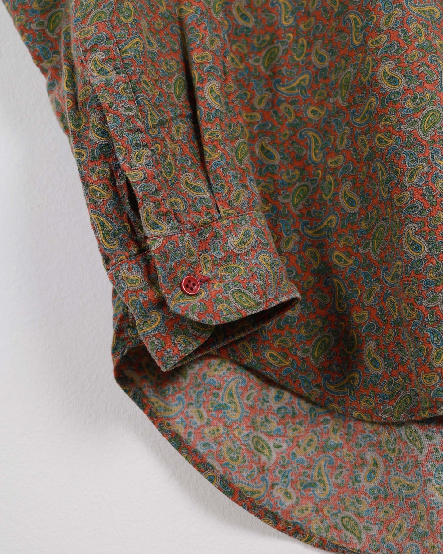 Camicia Sisley a maniche lunghe fantasia asimmetrica M