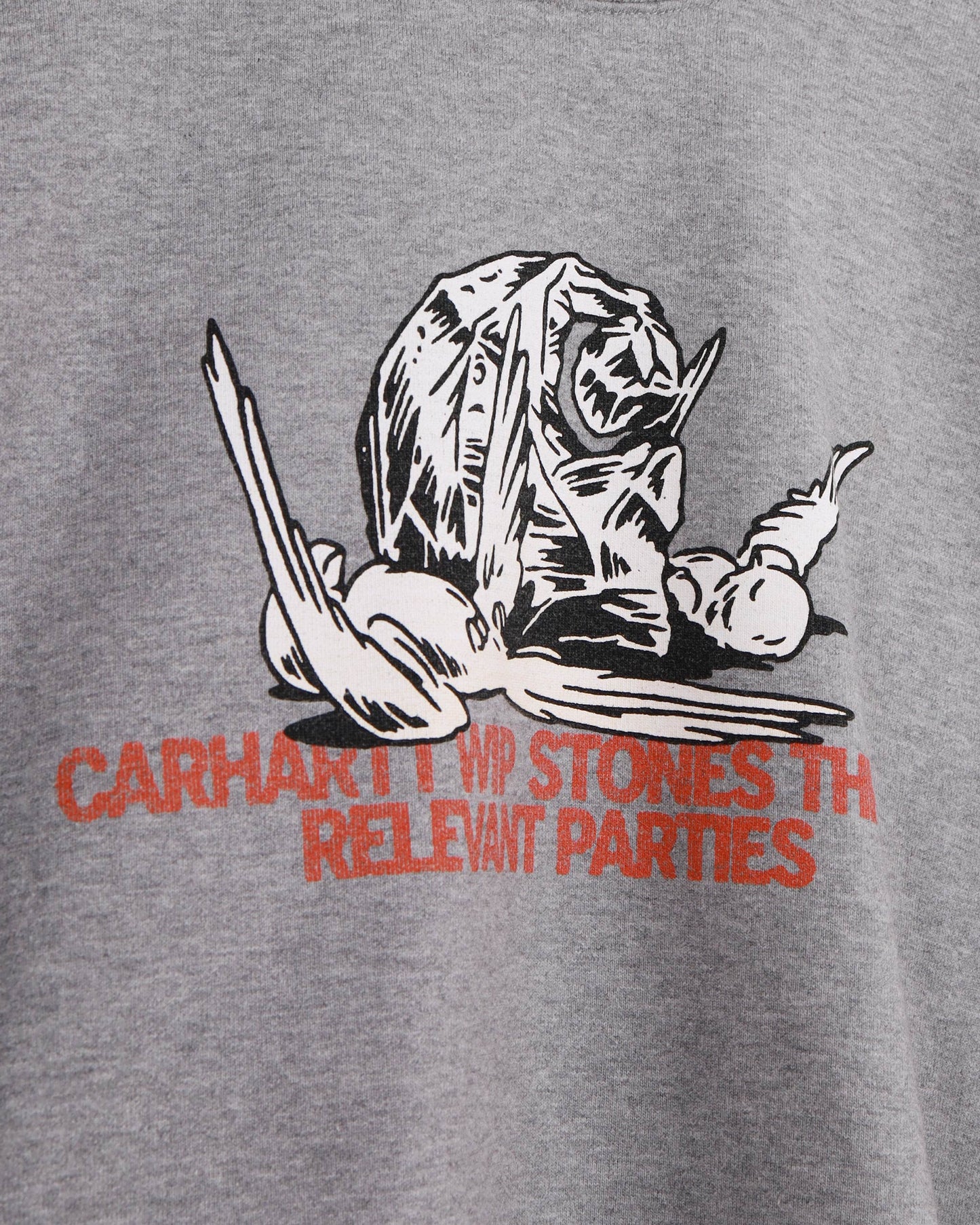 Felpa Carhartt WIP X Relevant Parties Stone Throw Grigia