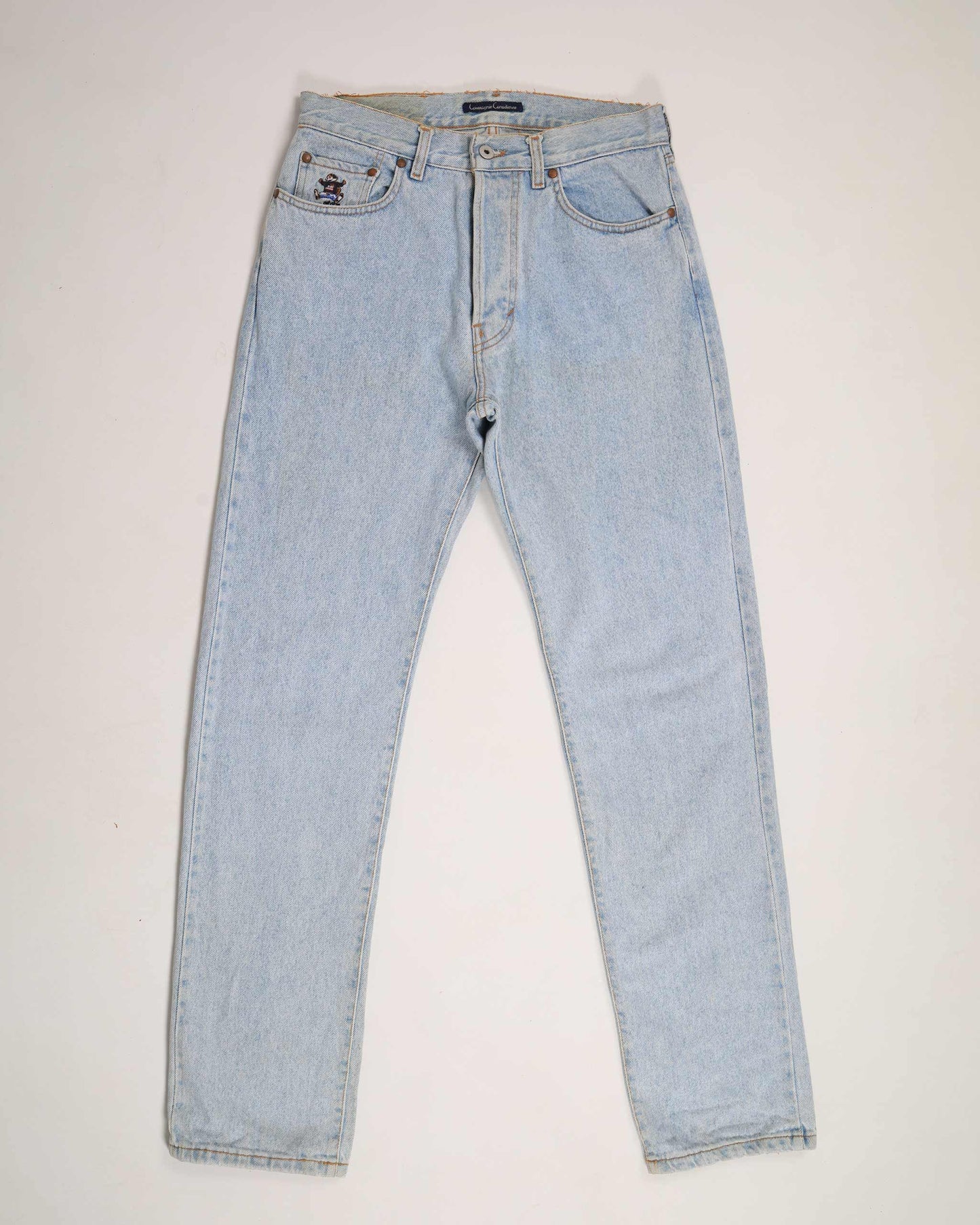 Jeans vintage in denim a vita alta della Compagnie Canadienne