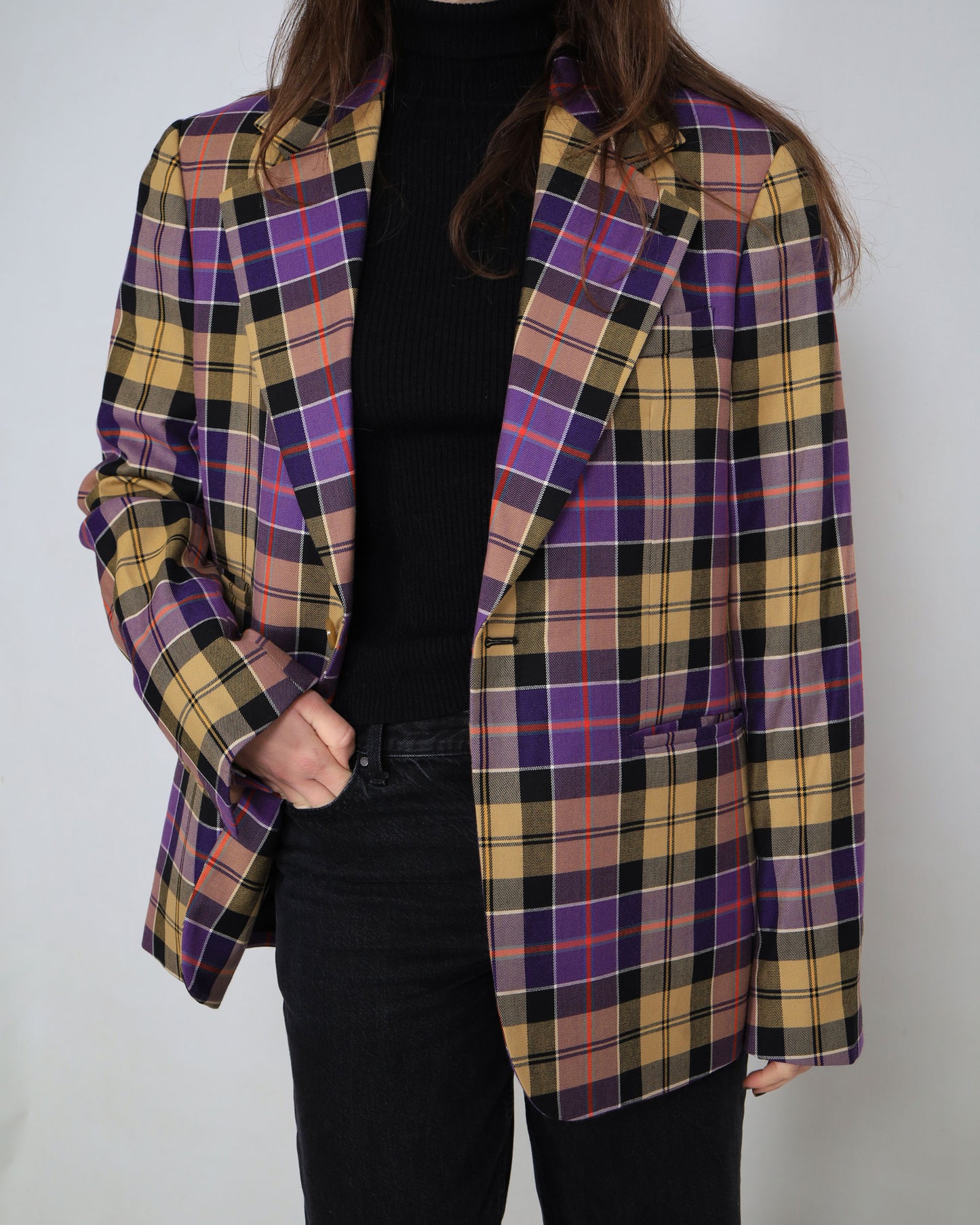 SS21 Vivienne Westwood Tartan Suit Blazer Jacket