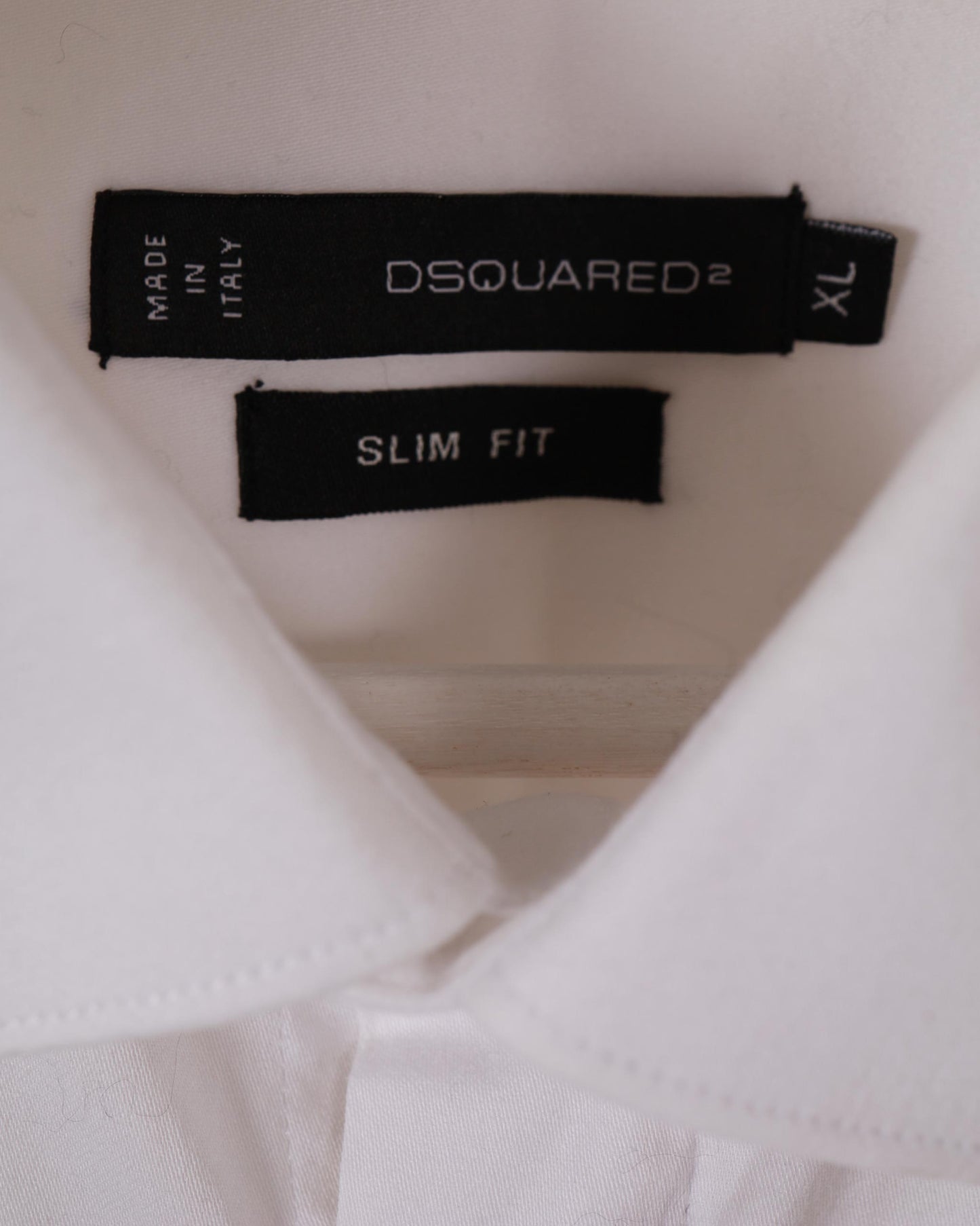 DSquared2 Slim Fit Long Sleeve Shirt White XL