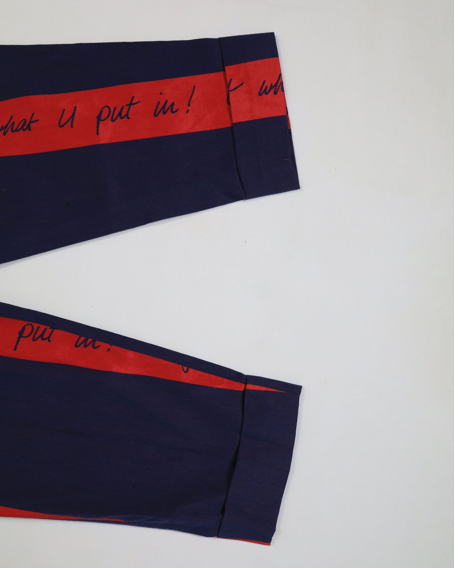 NUOVI pantaloni Vivienne Westwood dalla vestibilità affusolata con slogan Dave