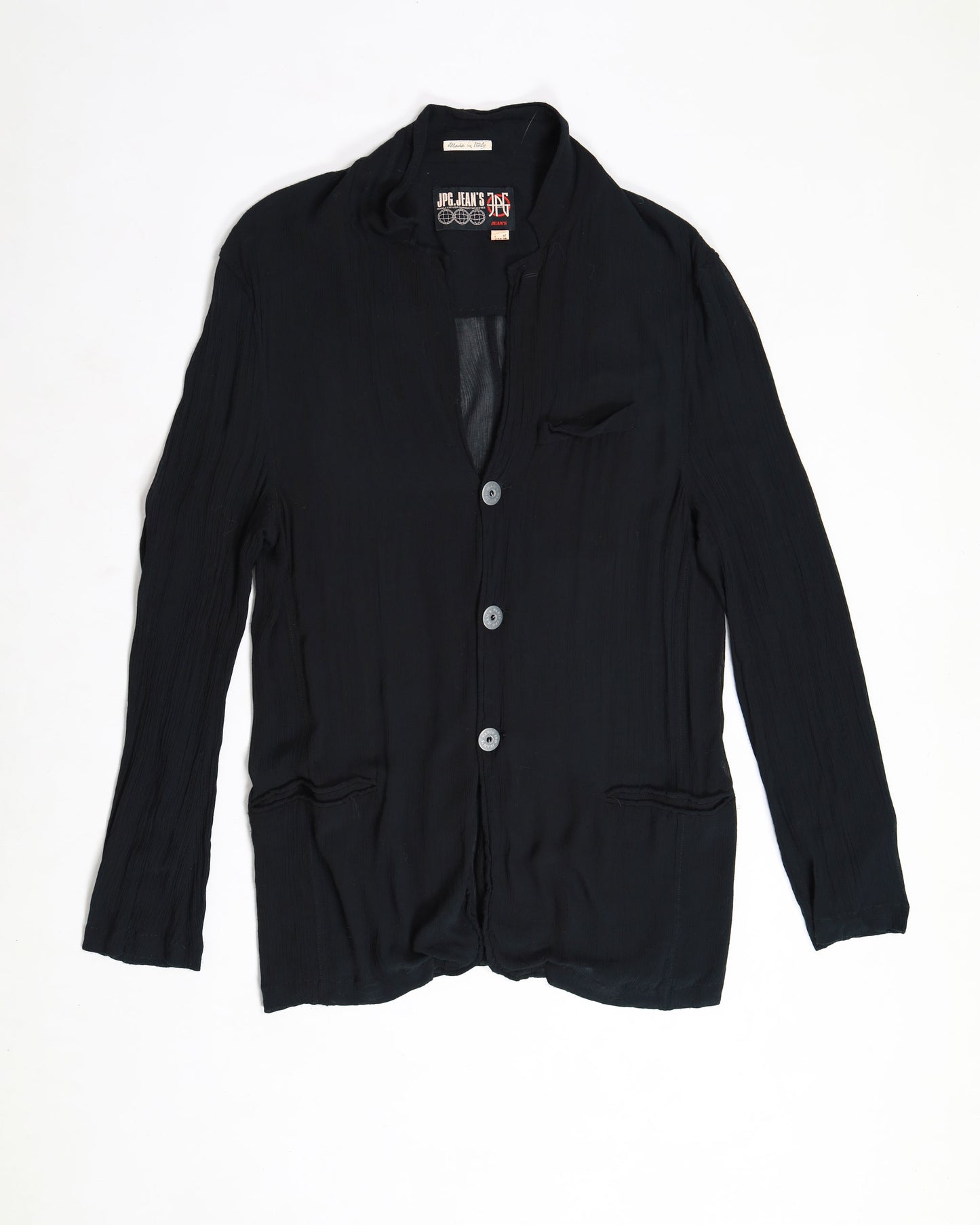 Jean’s Paul Gaultier Sheer Shirt Blouse Black