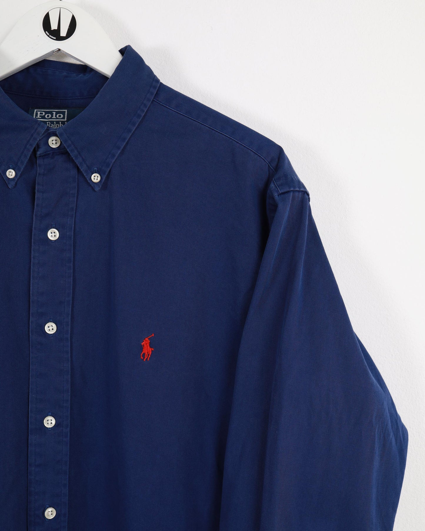 Polo Ralph Lauren Custom Fit Long Sleeve Shirt Blue L