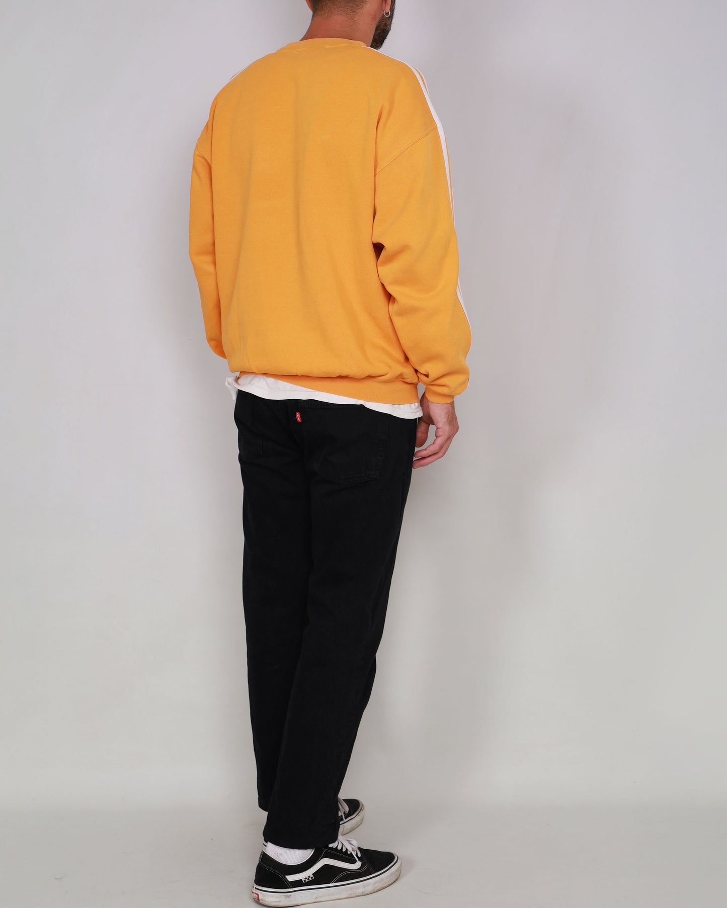 Adidas Crewneck Sweatshirt Yellow Ochre L