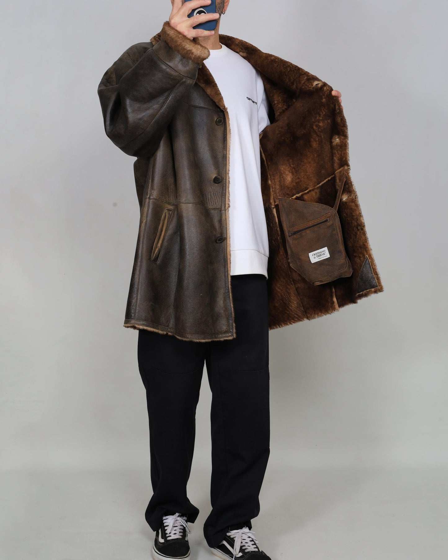 Vintage Cristiano di Thiene Leather Coat