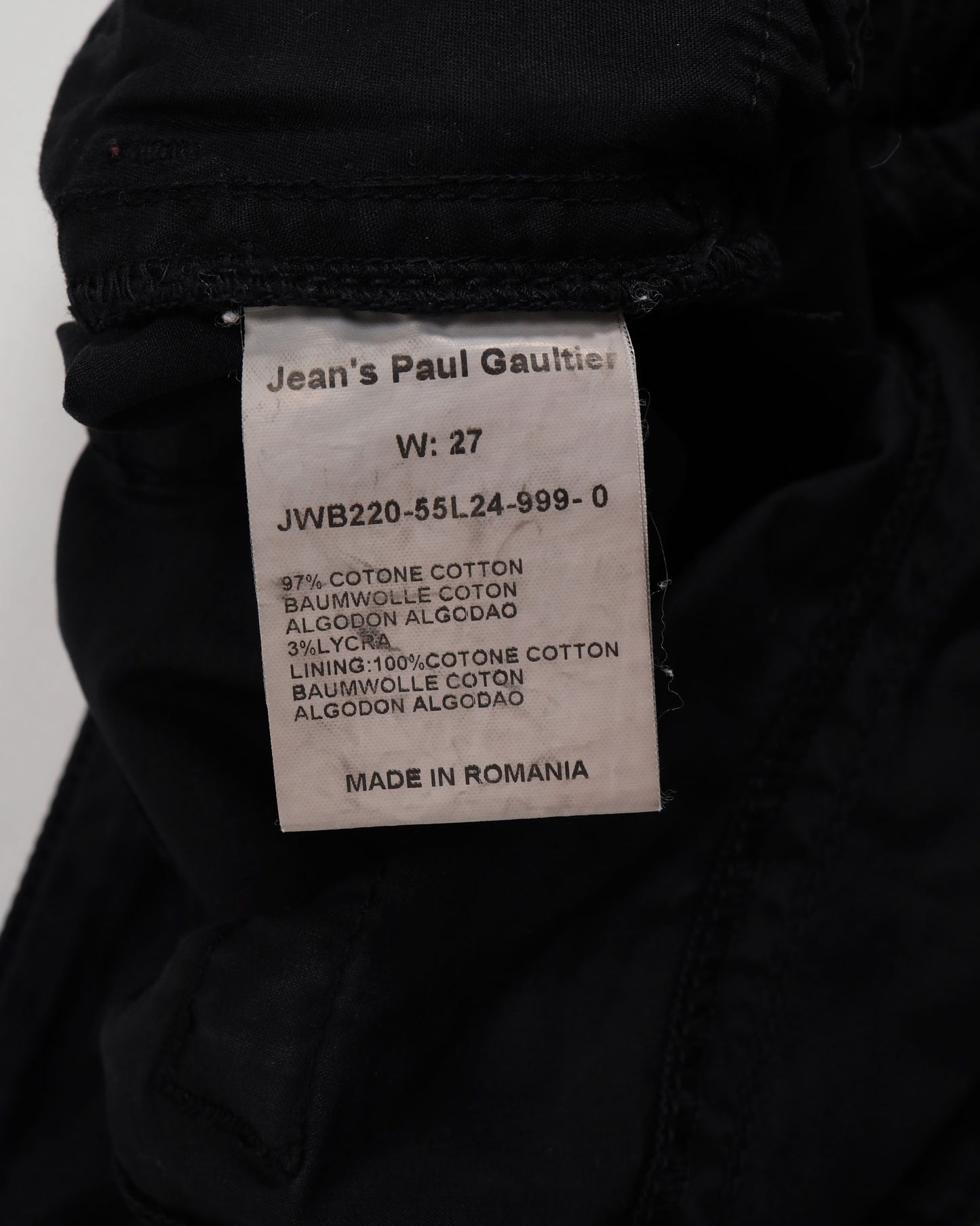 Jeans slim Paul Gaultier vintage di Jean