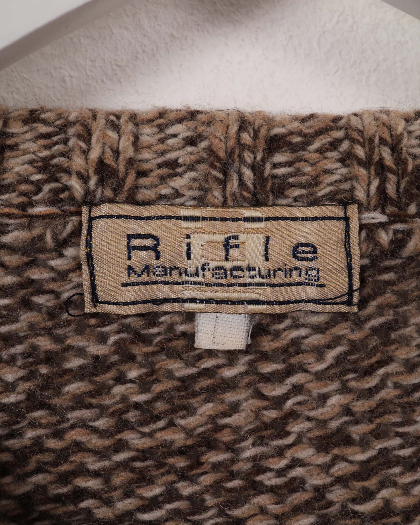 Vintage Rifle V-Neck Knit Jumper