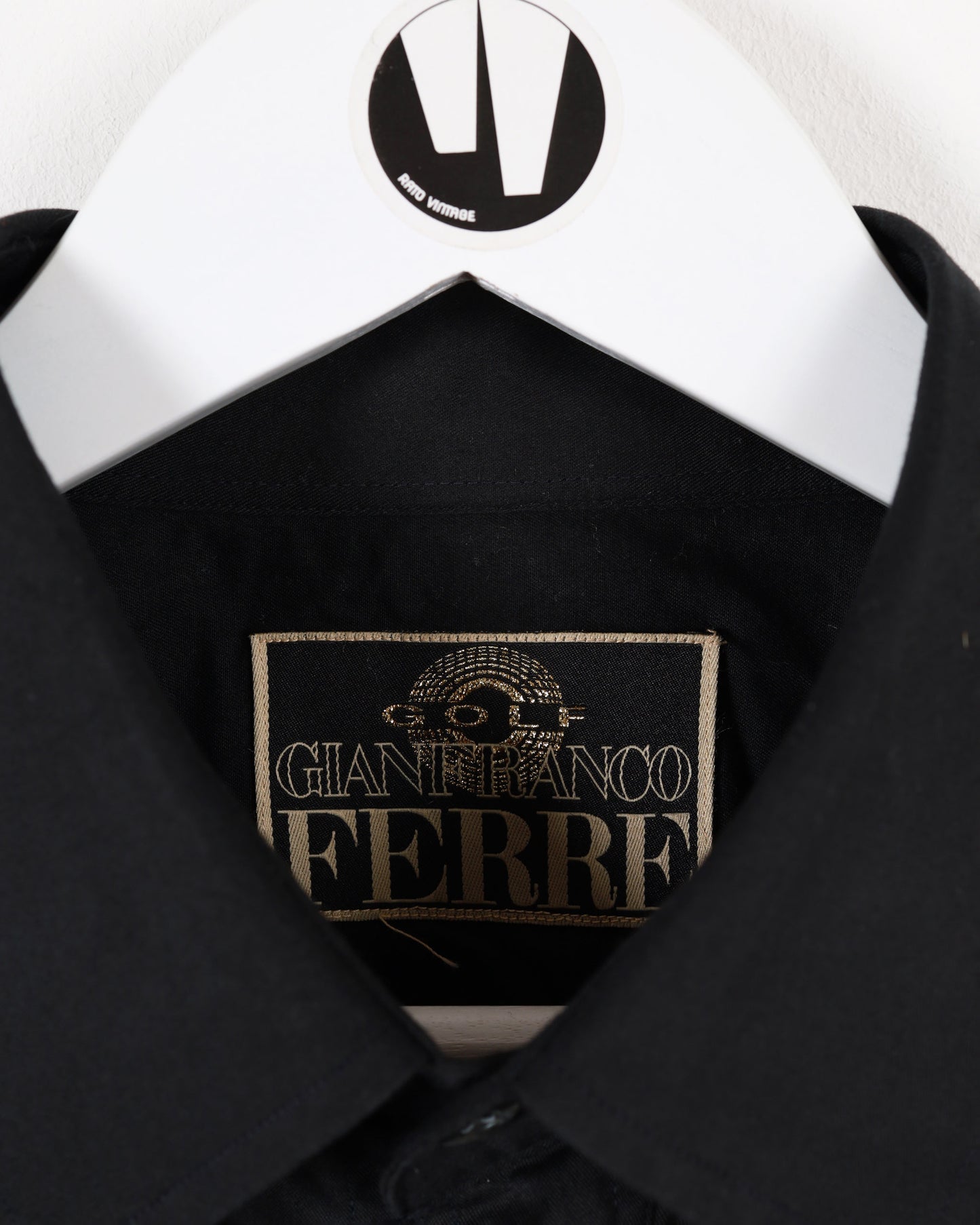 Gianfranco Ferre Golf Plain Shirt Black 52