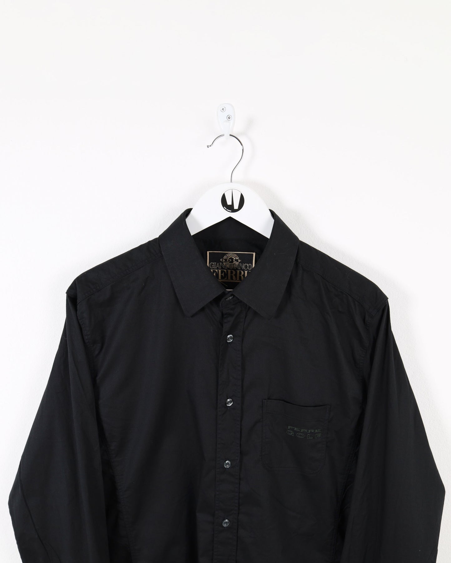 Gianfranco Ferre Golf Plain Shirt Black 52