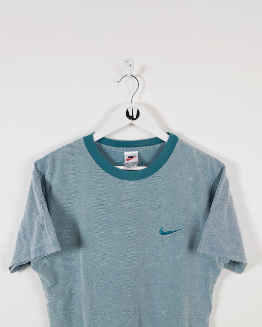 T-shirt Nike Crewneck Dot Teal Blu S