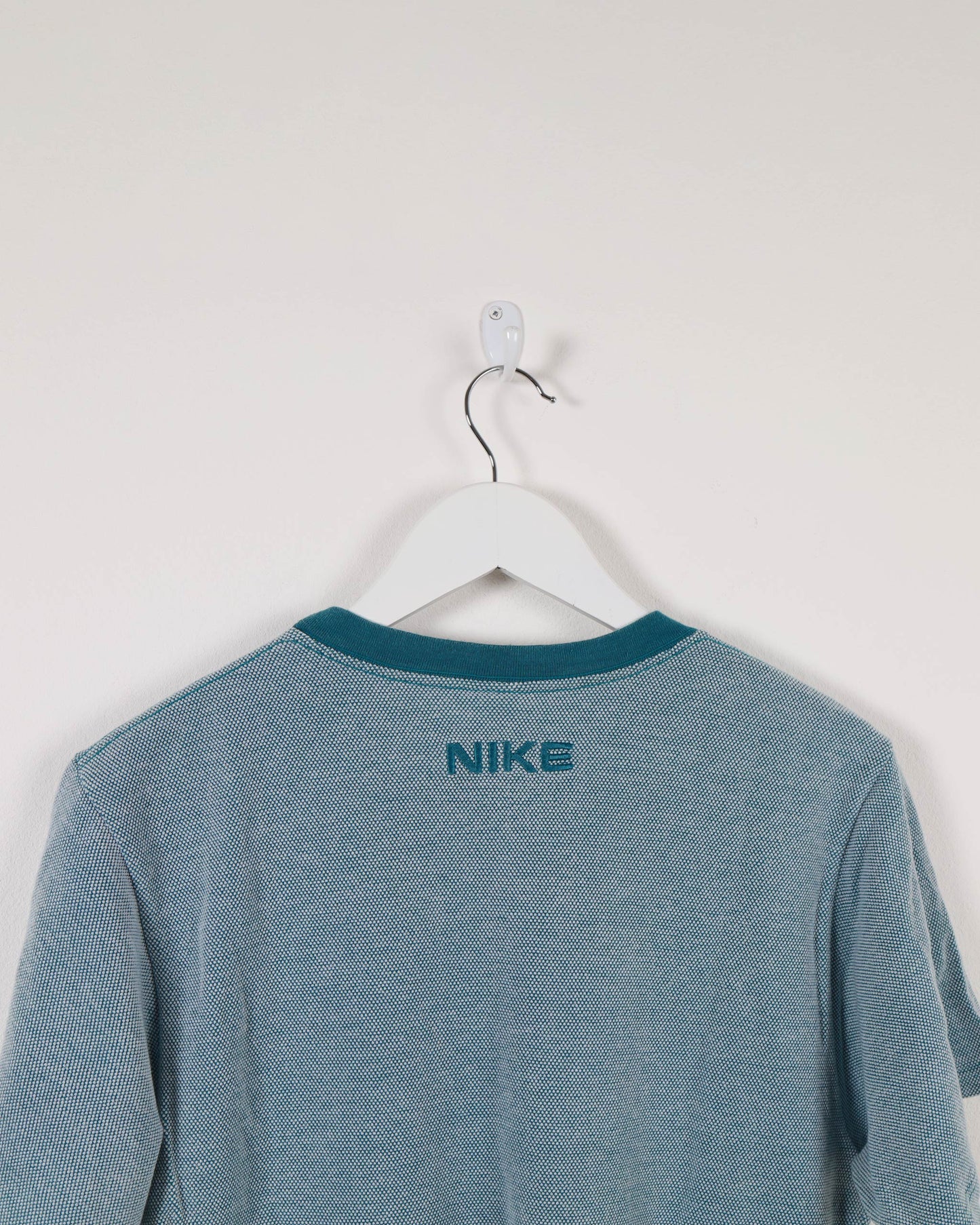 Nike Crewneck Dot T-Shirt Teal Blue S