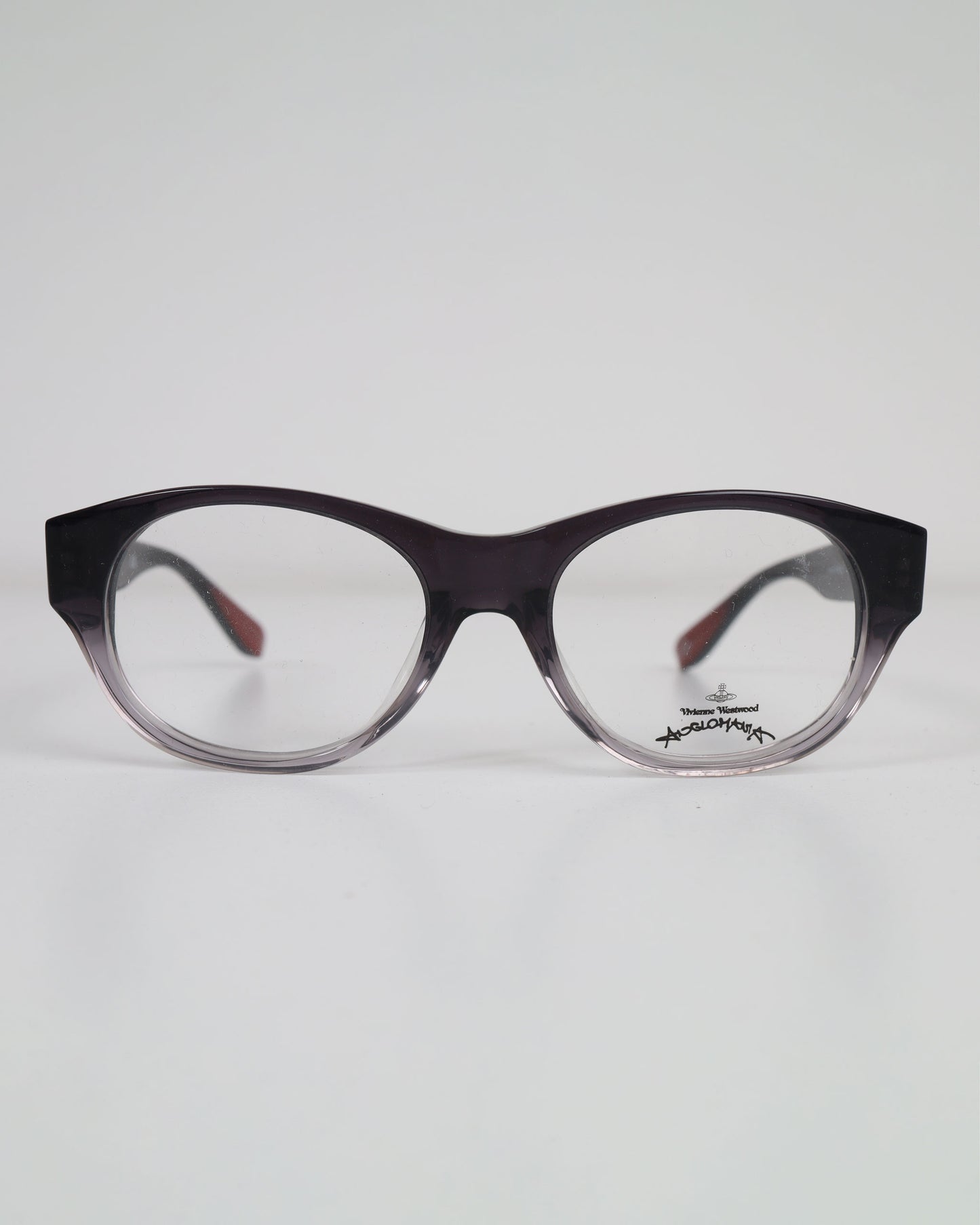 Vivienne Westwood Anglomania Three-Dimensional Pattern Glasses Black/Red