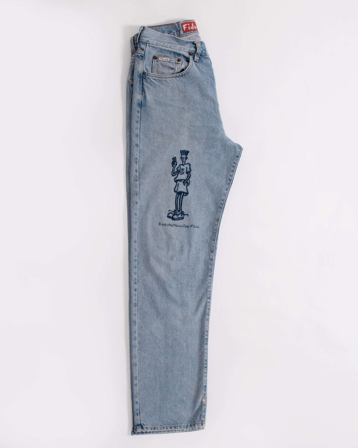 Vintage Fido Dido denim blue jeans