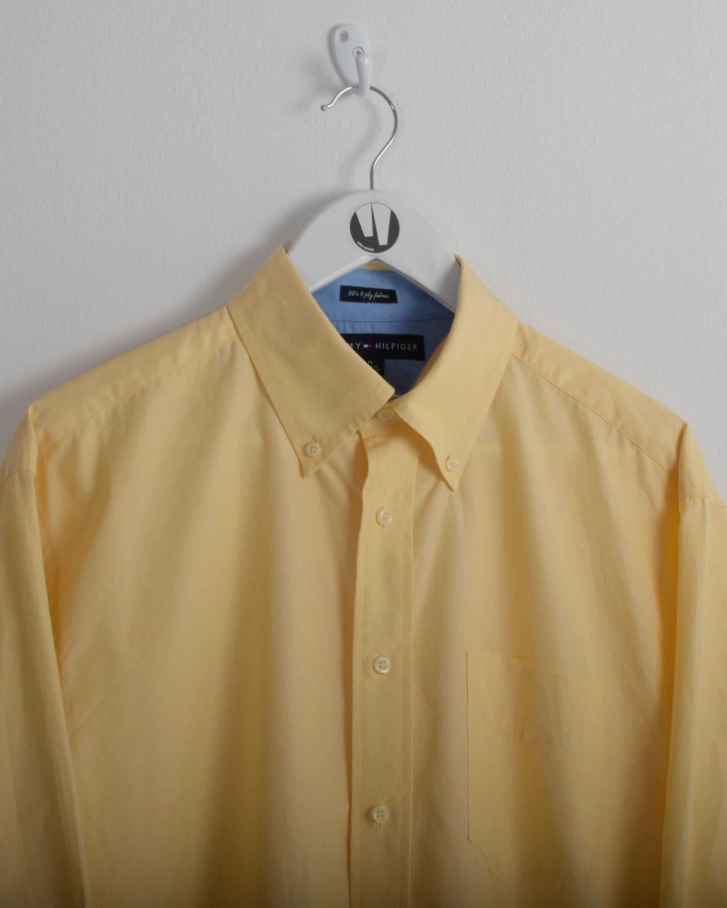 Tommy Hilfiger Long Sleeve Plain Shirt Yellow M