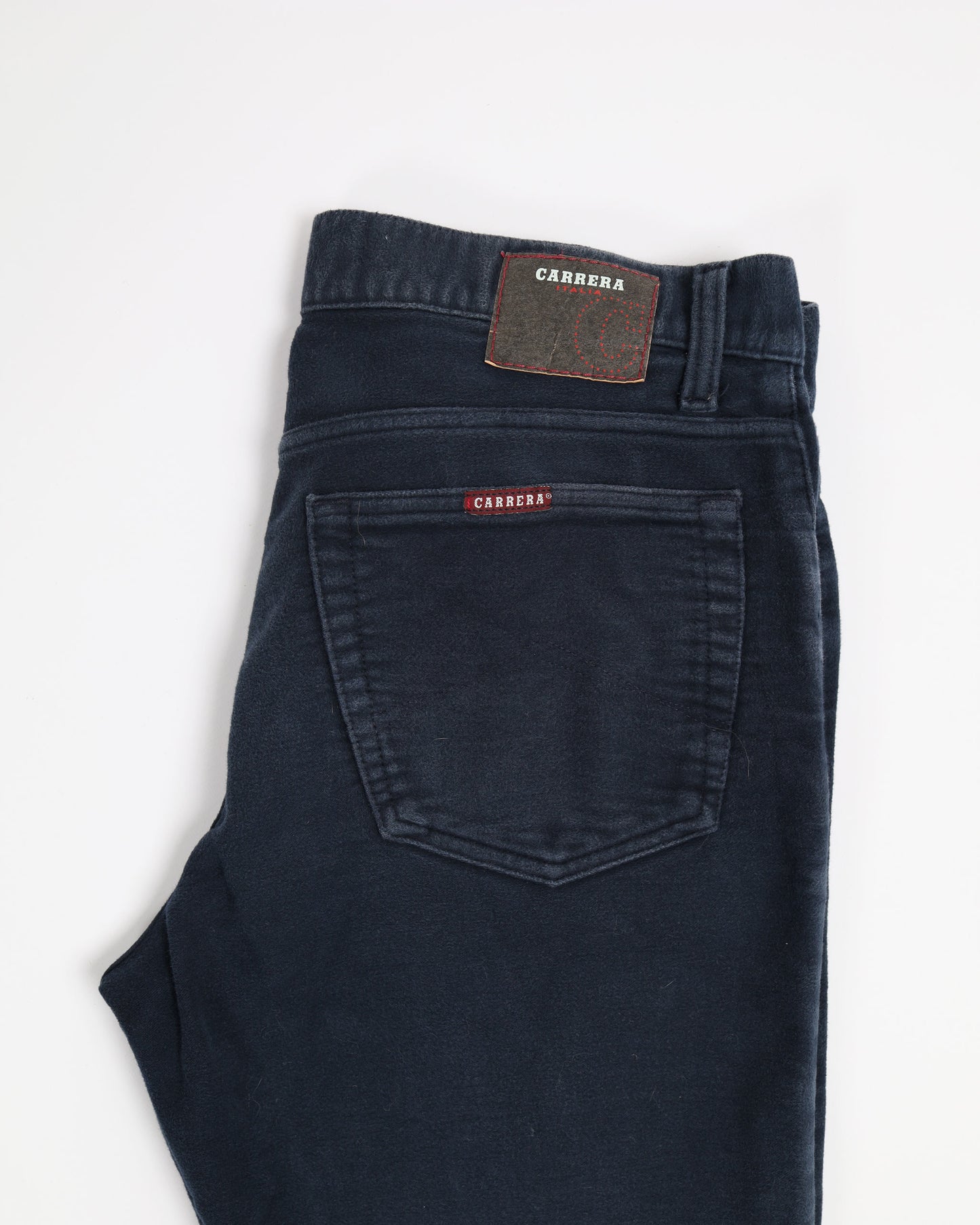 Carrera Straight Leg Soft Denim Jeans Navy Blue W31