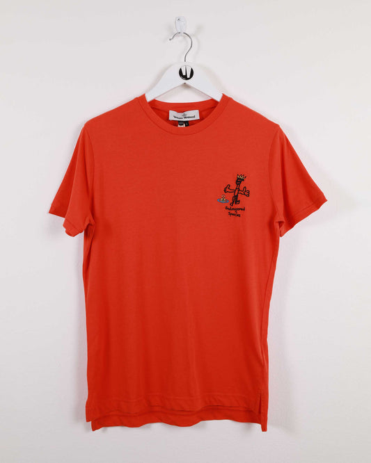 T-shirt Vivienne Westwood in cotone biologico Endangered Species Perù Arancione L