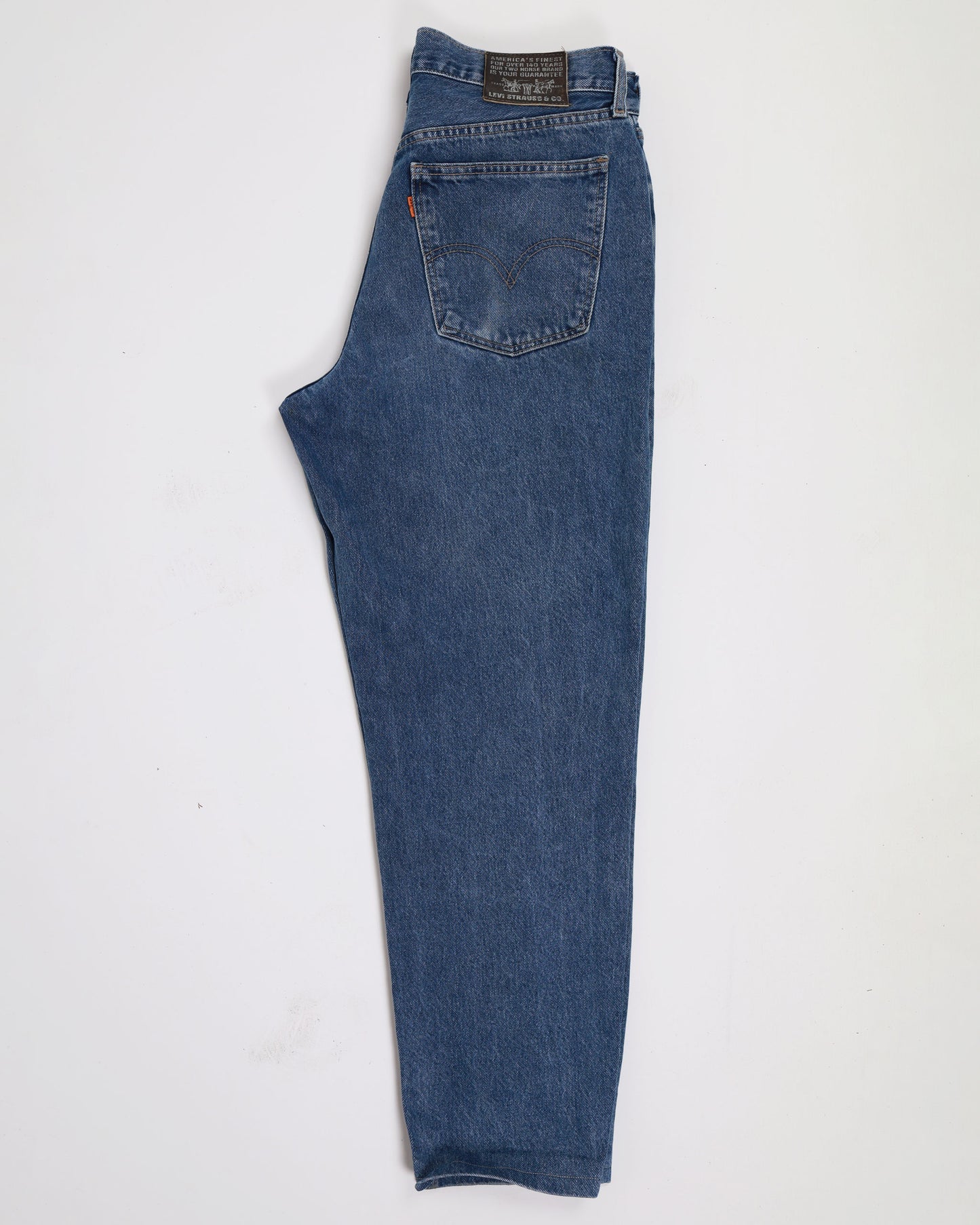 Levi’s 412 Orange Tab Tapered Fit Denim Jeans Blue W32
