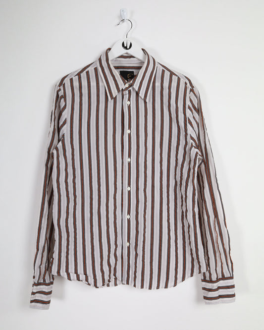 Just Cavalli Striped Strip Shirt Long Sleeve 52